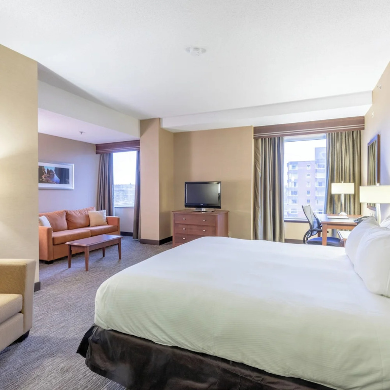 Standard Double Club room with city view (full double bed)
