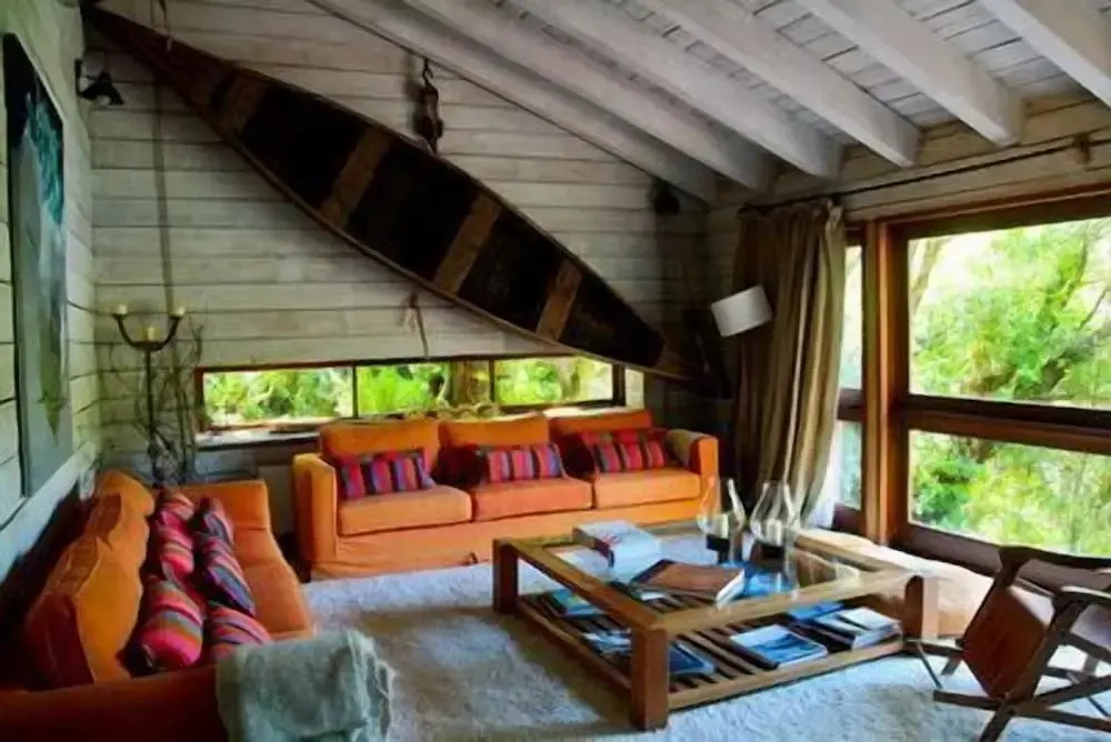 Cottage with balcony