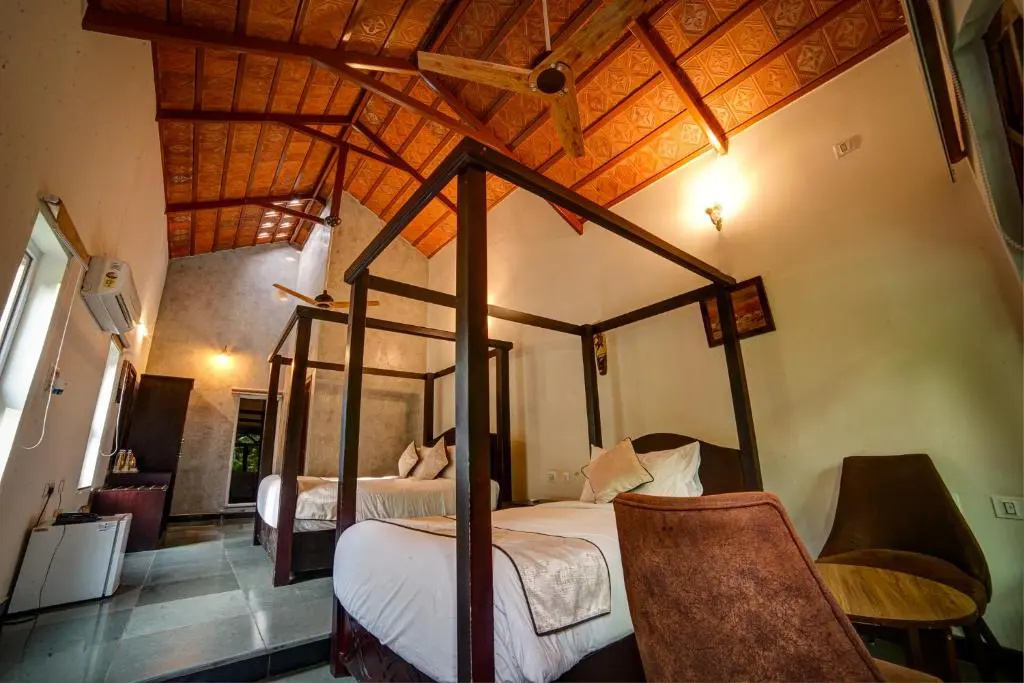Standard Double room with garden view (full double bed)
