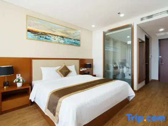 Deluxe Double room with balcony and with ocean view (full double bed)