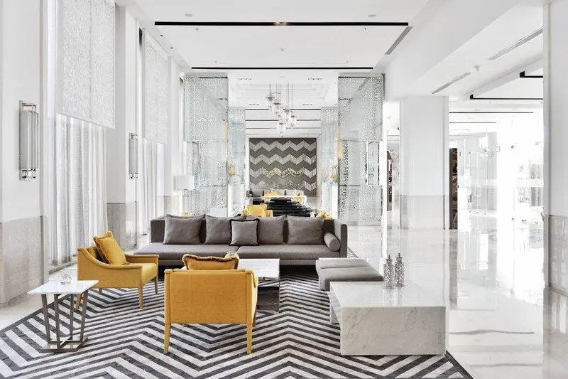 豪華四人房，配有大床