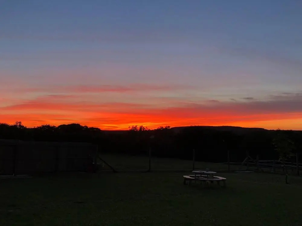 Crooked Oaks Bell Tent Glamping in North Devon