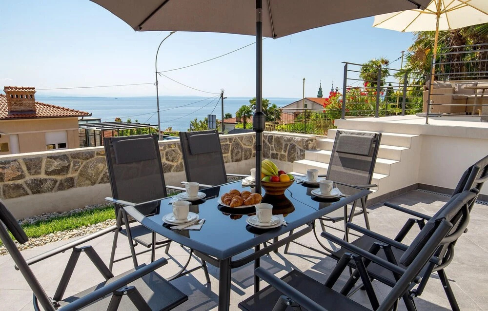 Beautiful Home in Volosko With Outdoor Swimming Pool, Wifi and 2 Bedrooms
