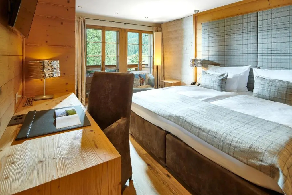 Superior Double room with balcony and with mountain view (full double bed)
