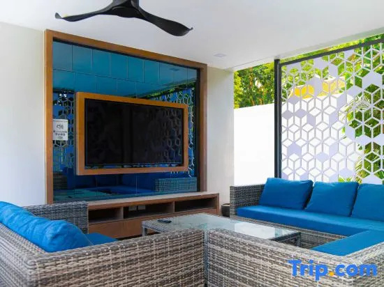 The luxurious five-bedroom villa at Central Beach in Pattaya