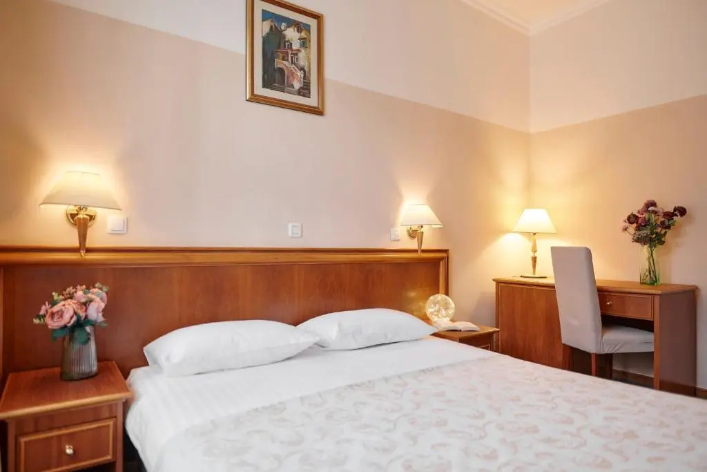 Standard Double room with street view (full double bed)