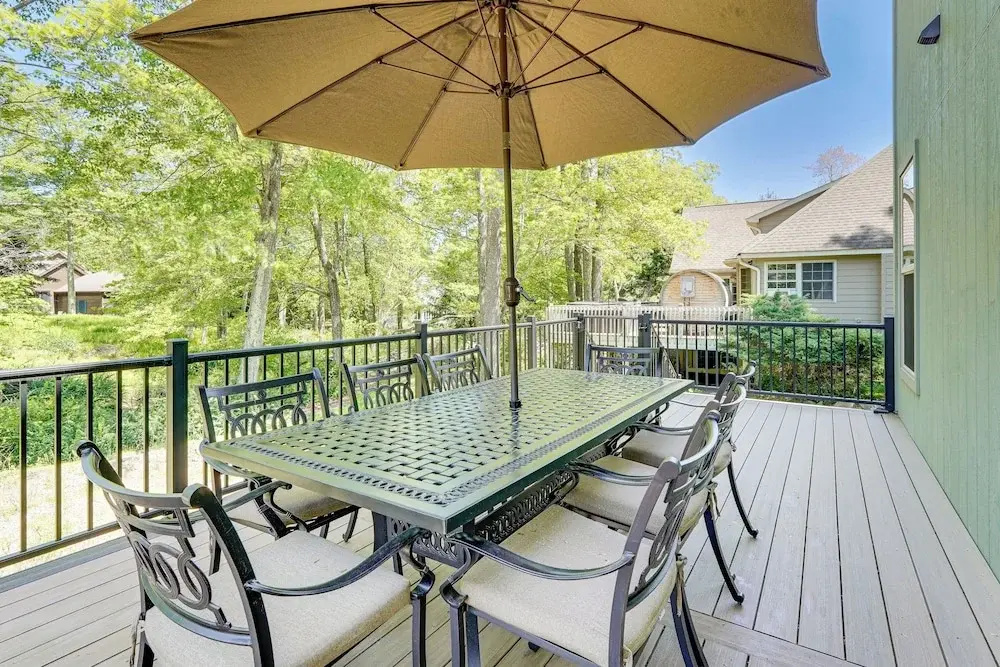 Bbq-ready Deck: Lake Harmony Home w/ Fire Pit