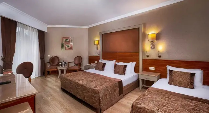 Large room with land view