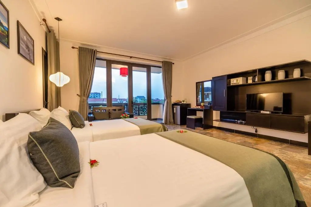 Double Junior Suite with garden view (twin beds)