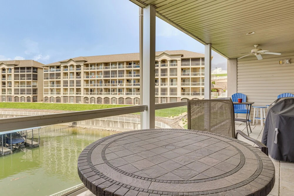 Balcony & Lake Views! Osage Beach Retreat
