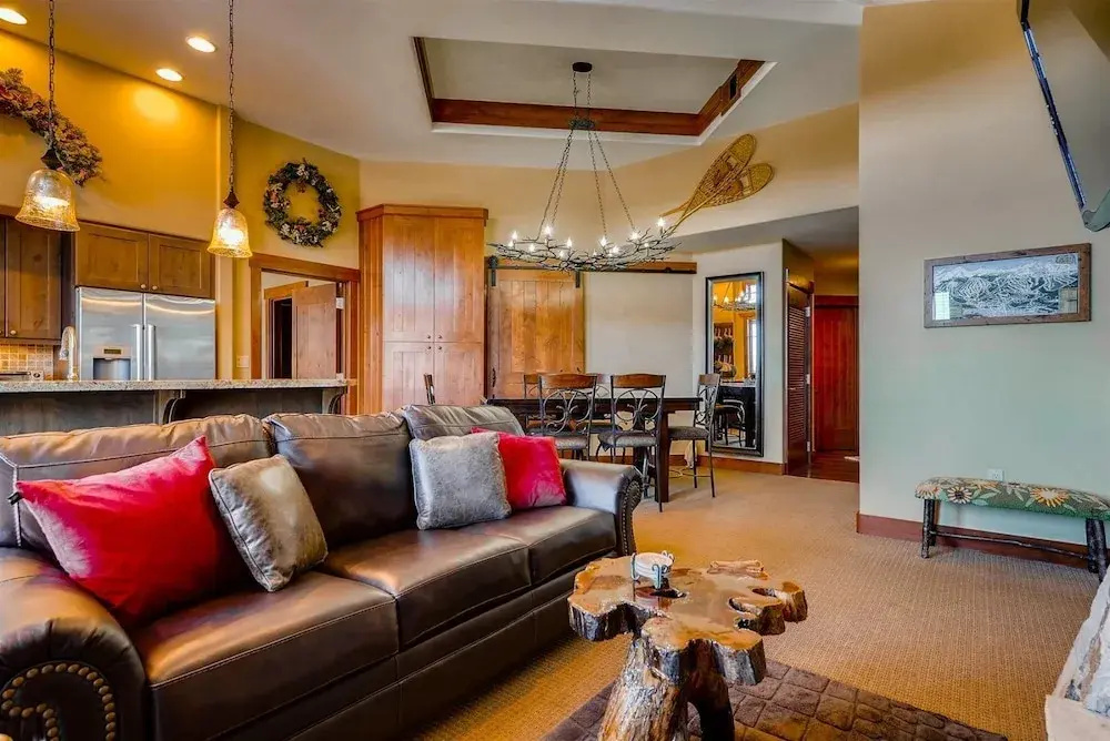 Luxury 3 Bedroom Ski in, Ski out  One Ski Hill Residence Located at the Base of Peak 8 with Hot Tub Access