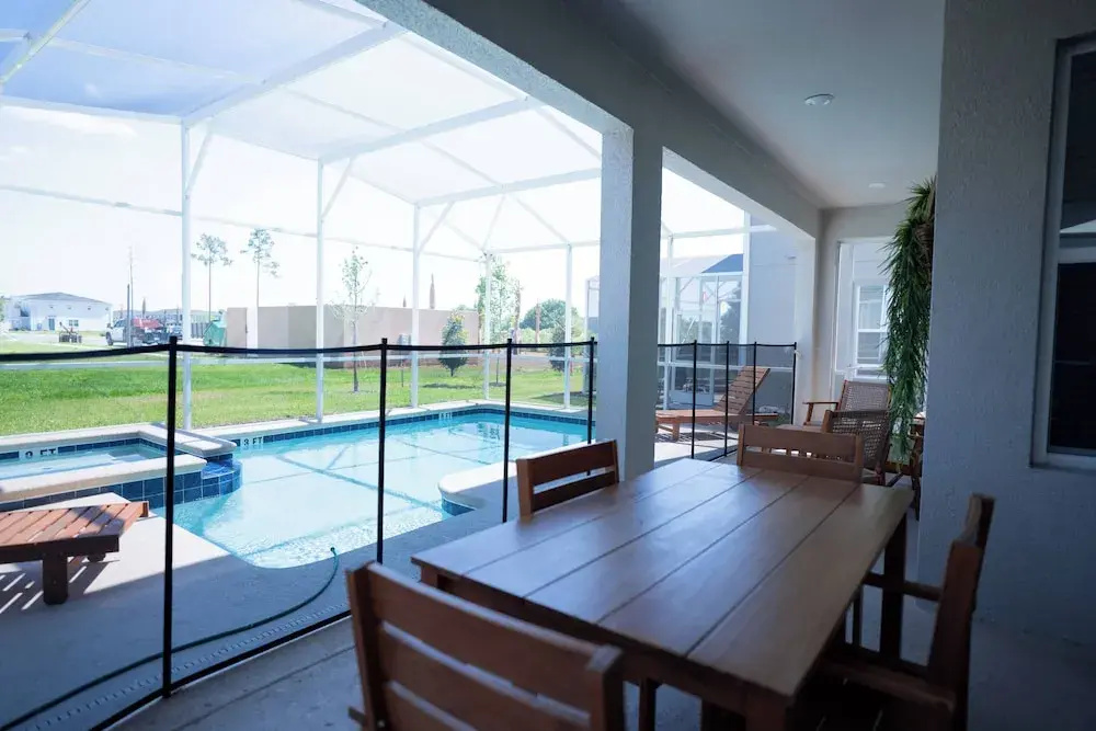 6BR Family at Champions Gate Pool Game Room