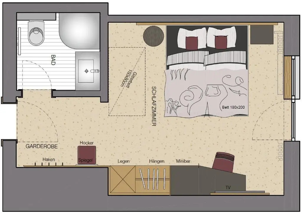 Bergland - Chambres