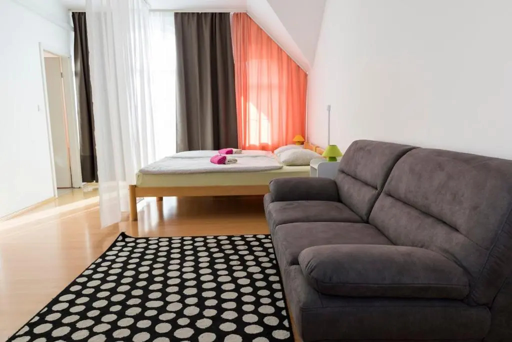 Apartment with balcony and with view