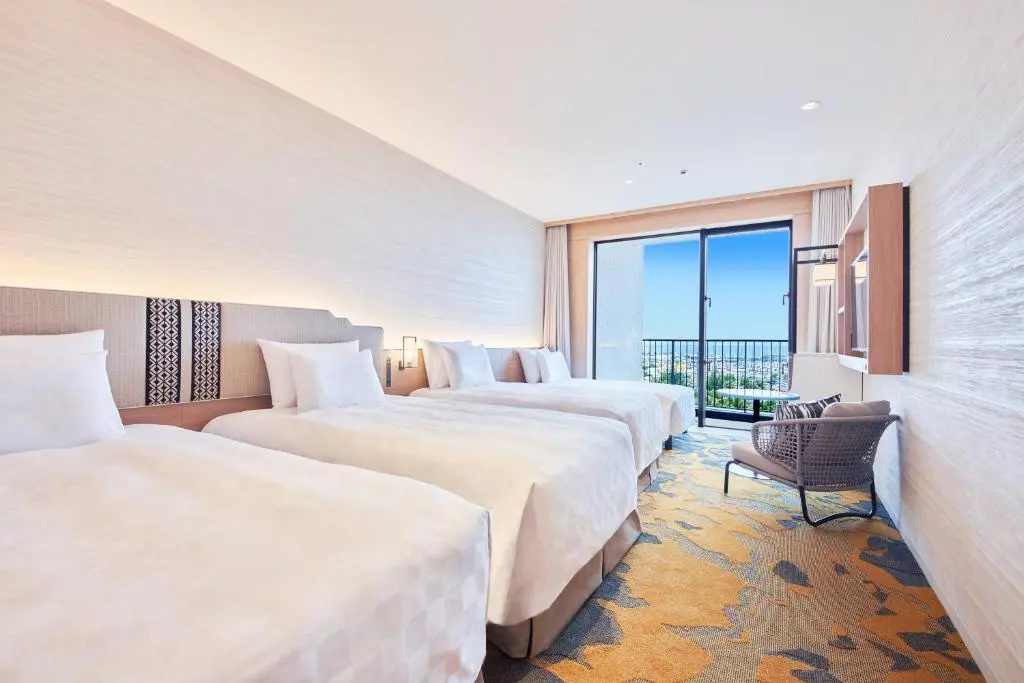 Okinawa Prince Hotel Ocean View Ginowan Room Type - Deluxe Quadruple Room