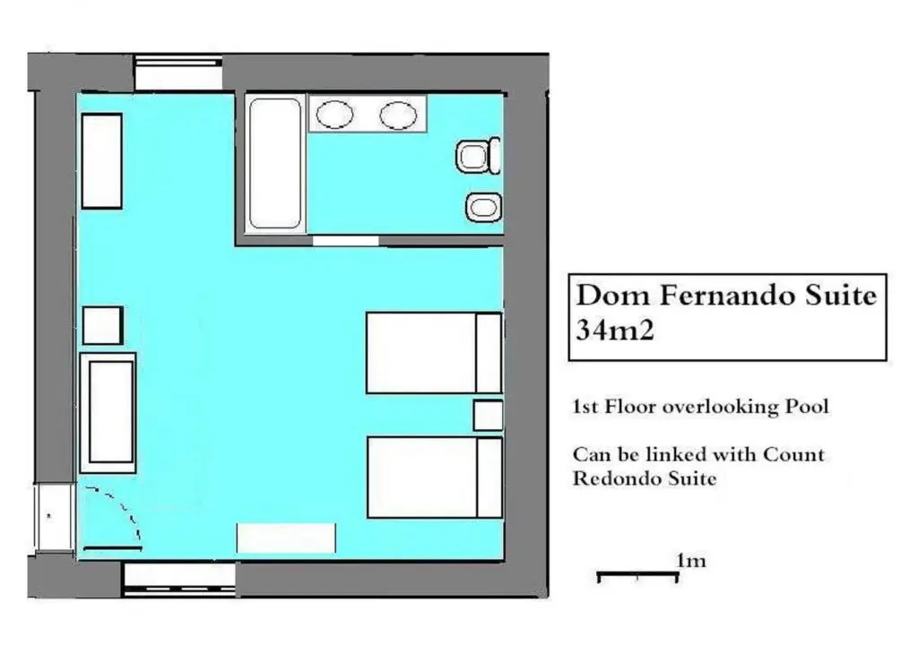 Suite with pool view