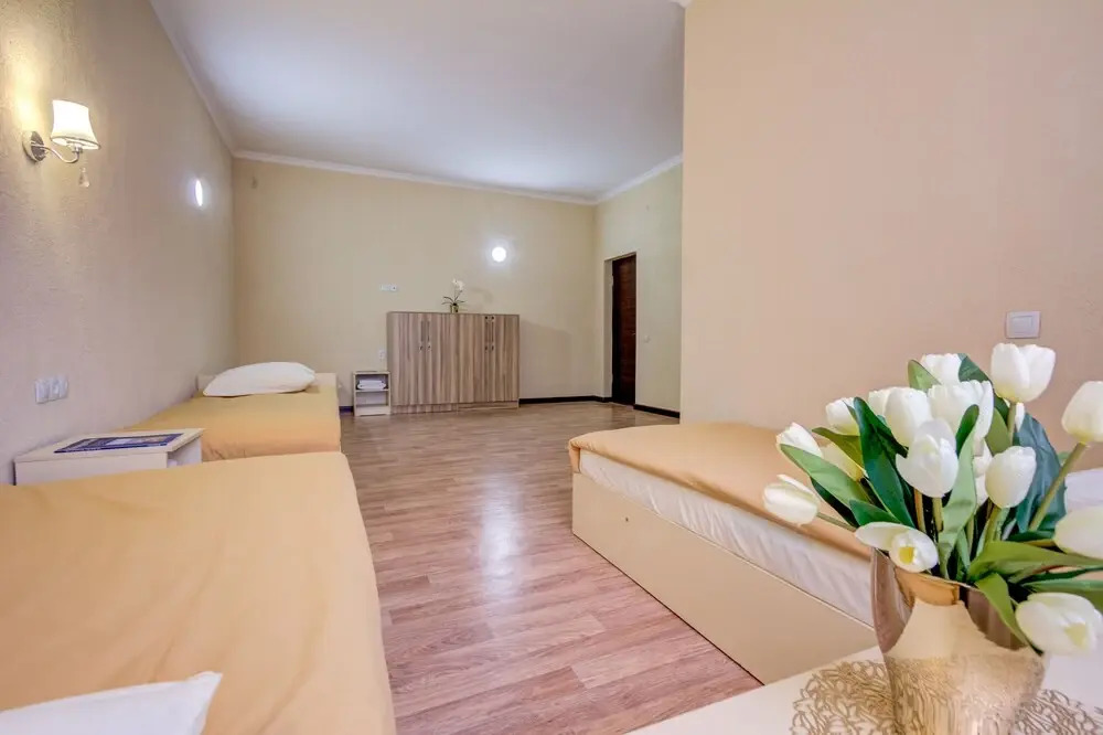 Кровать в общем номере в Classic Hostel