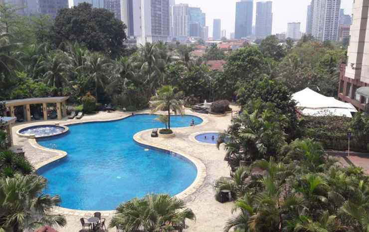3BR with City View at Sudirman Condominium Apartment by Travelio