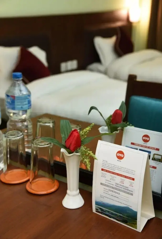 Deluxe Double room with balcony and with city view (full double bed)