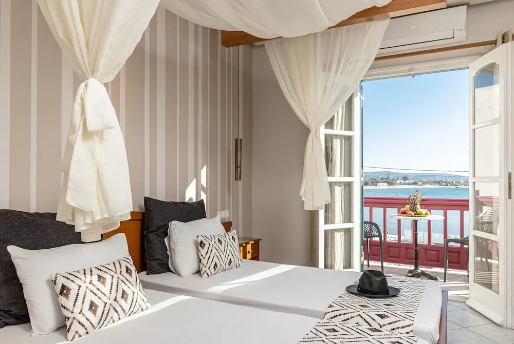 Standard Double room with balcony and with sea view (twin beds)