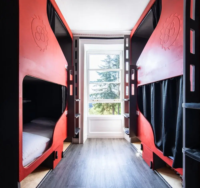 Bed in Dorm with river view