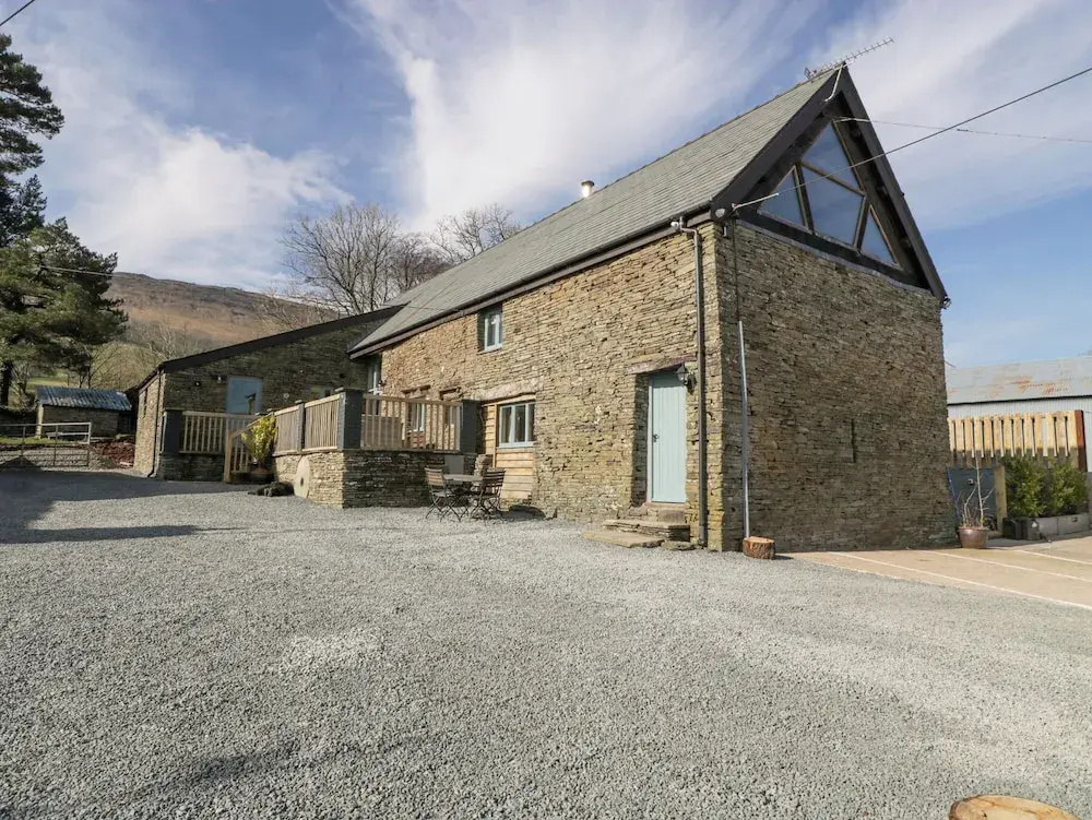 White Haywood Barn