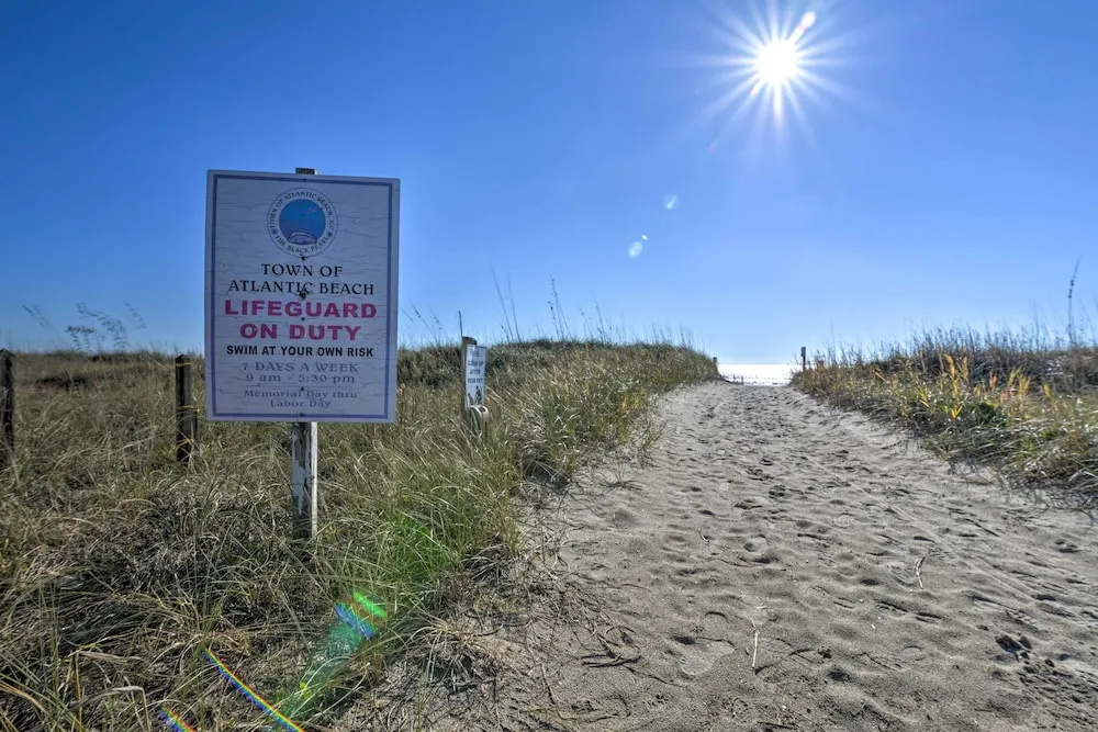 Walk to Atlantic Beach: Family Gem w/ Fenced Yard