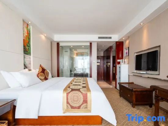 Двухместный номер Deluxe двуспальная кровать в Linghai Hotel