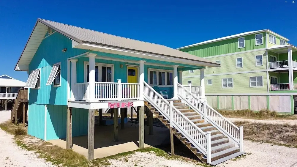 Charming 3br/2ba Boho Beach Cottage in Gulf Shores