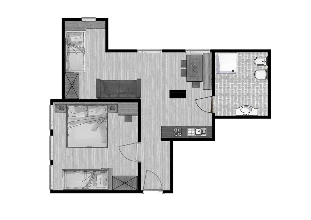 1 Bedroom Apartment