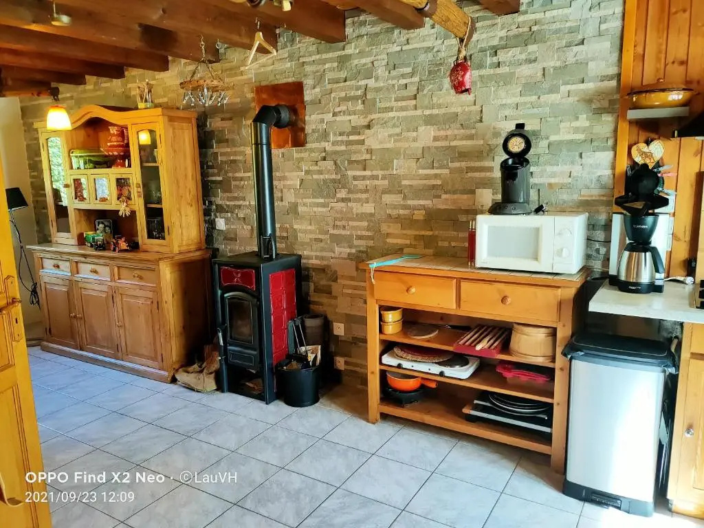 Voir la photo 4 — Chalet de 3 chambres avec jacuzzi jardin et wifi a Le Biot a 7 km des pistes