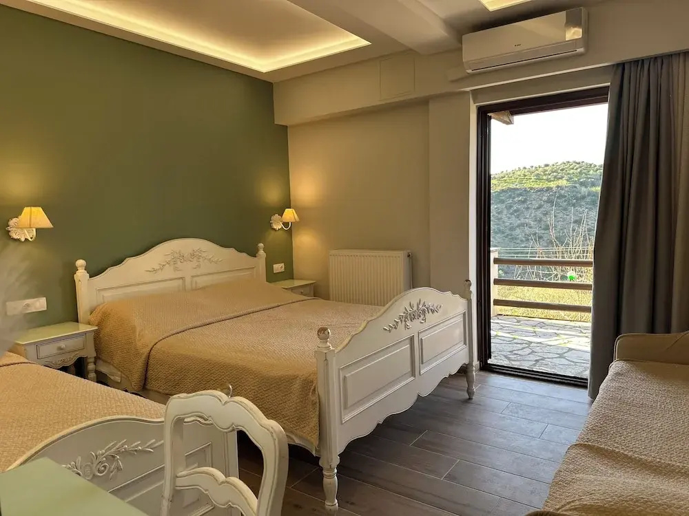 Standard Quadruple room with balcony and with view
