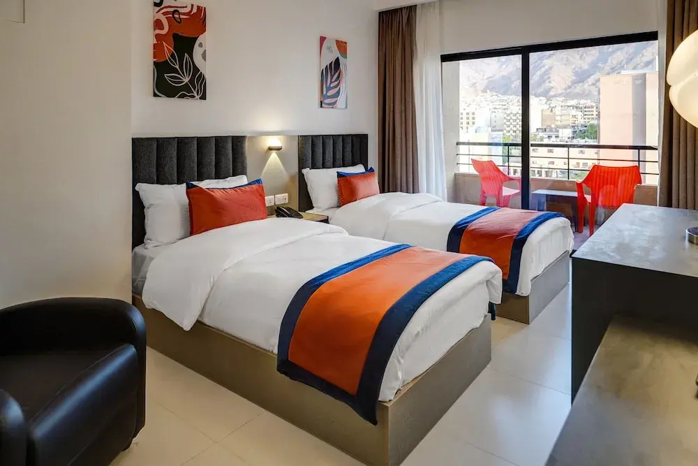 Standard Double room with city view (twin beds)