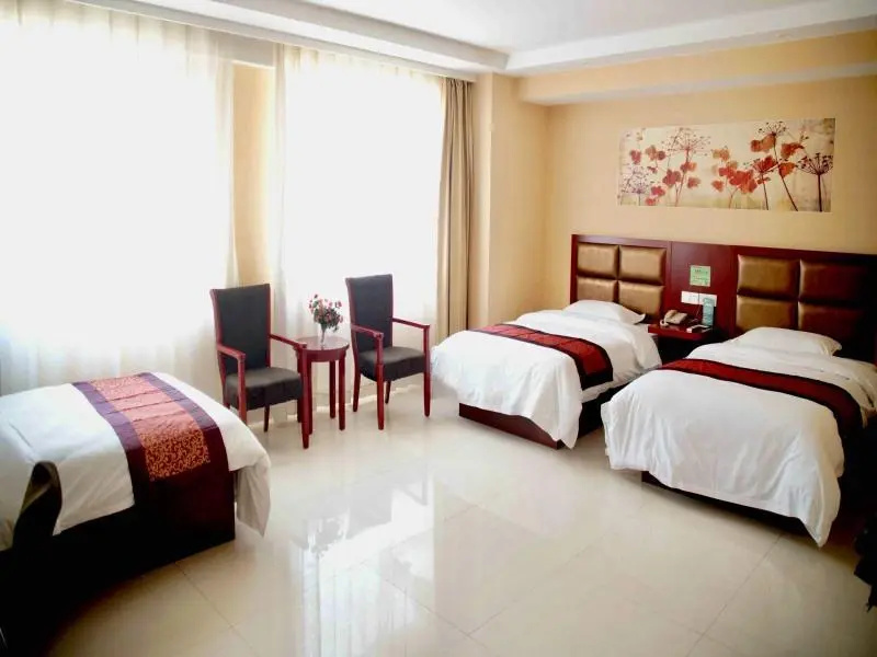 GreenTree Inn Liaocheng Town Dongchang Road Zhuanpan Business Hotel - Chambres