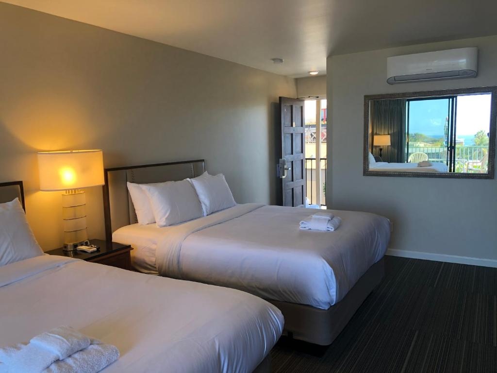 Deluxe Double room with balcony and with sea view (full double bed)