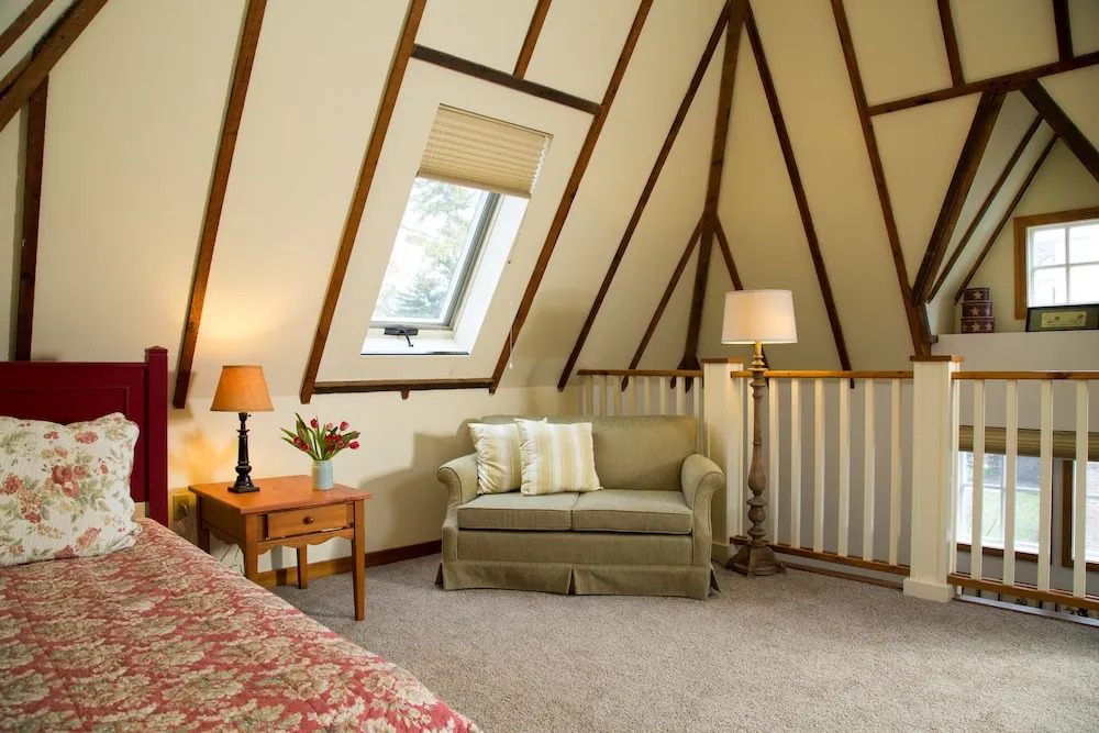 豪華四人房，配有雙人床