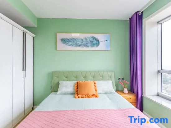 Люкс с 2 комнатами с видом на море в Rizhao Shuohai Seaview Homestay (Wanpingkou Branch)