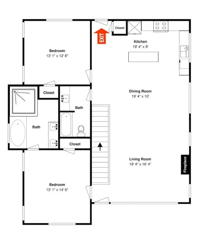 4 Bedrooms Studio with balcony