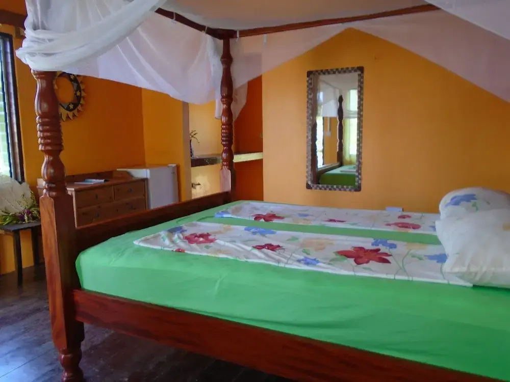 Standard Double room with balcony and beachfront (full double bed)