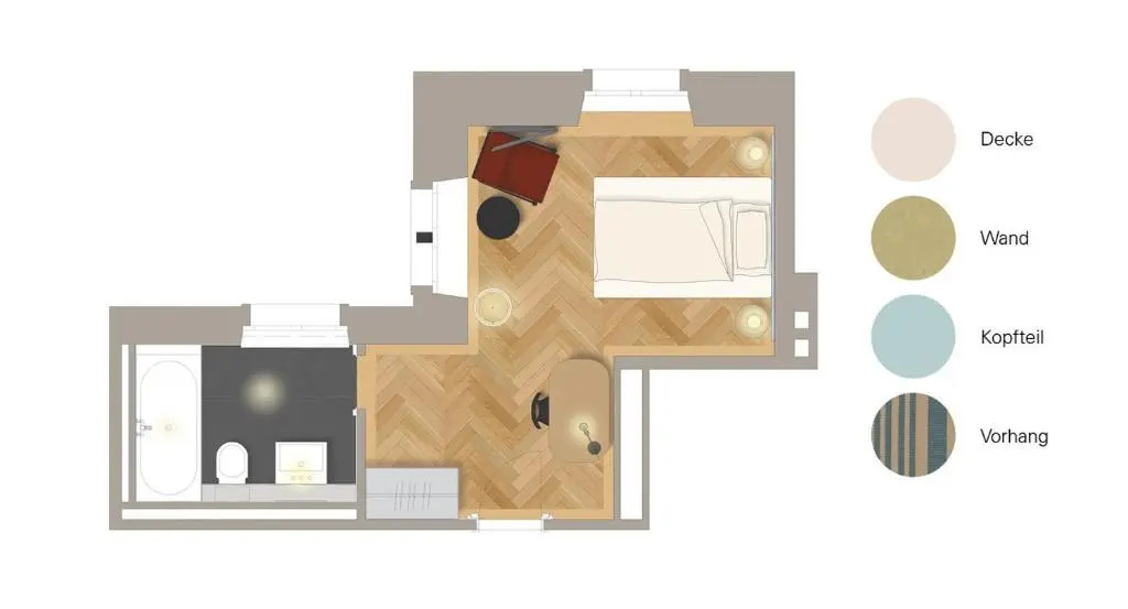 Alma Hotel - Boutique hideaway by the lake with rooftop and ladies-only wellness - Chambres