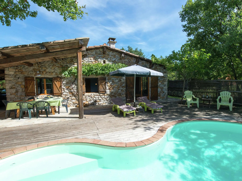 Lovely House In Ardeche, Of Ecological Materials, With Private Swimming Pool