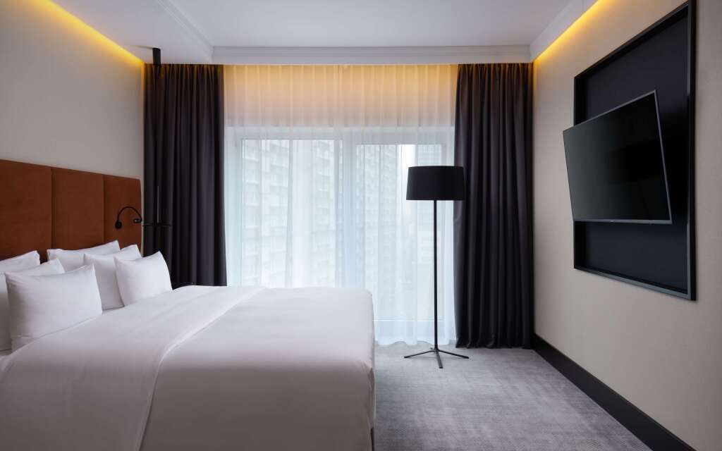 Одноместный семейный люкс двуспальная кровать в Radisson Collection Hotel Warsaw