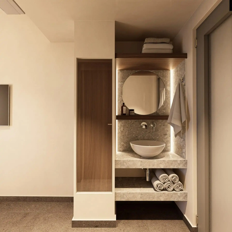 Standard Double room with balcony and with partial sea view (full double bed)