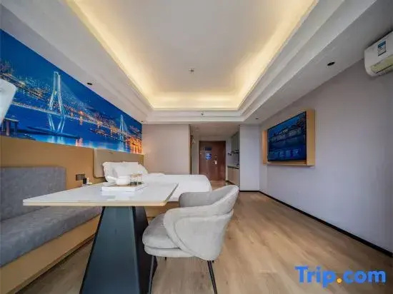 Standard Double room with balcony and with city view (full double bed)