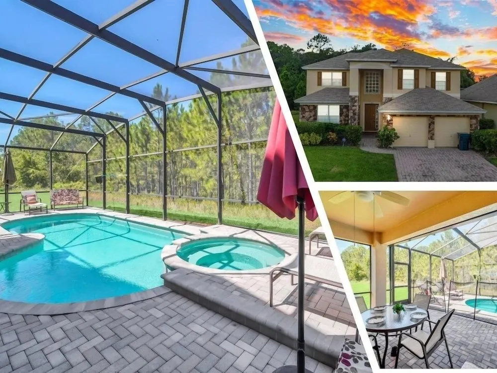 Amazing 5 Bd 4bt W/ Pvt. Pool & Spa Near Disney 5 Bedroom Villa by Redawning, Davenport
