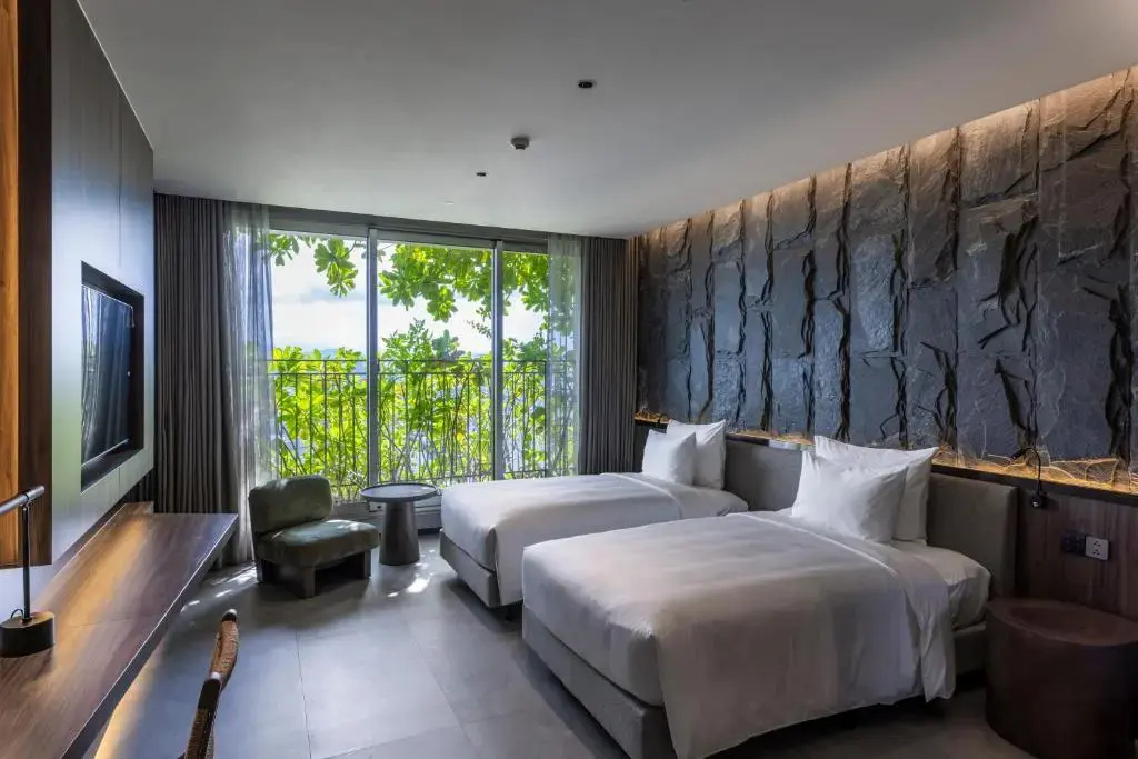 Deluxe Double room with city view (twin beds)