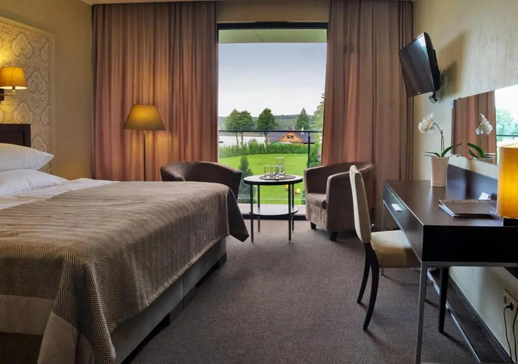 Standard Double room with lake view (full double bed)