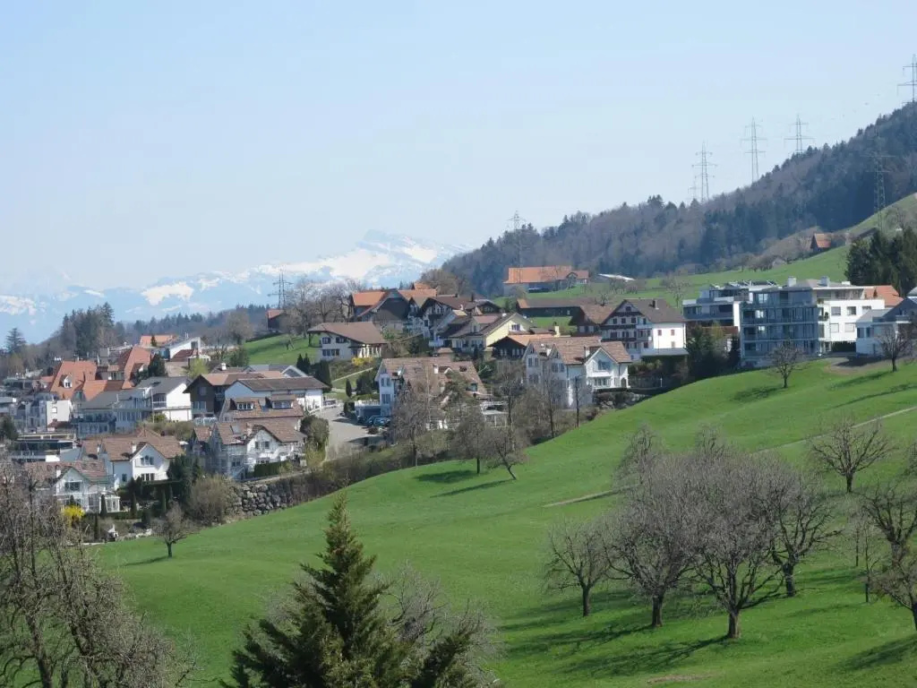 Studio with mountain view
