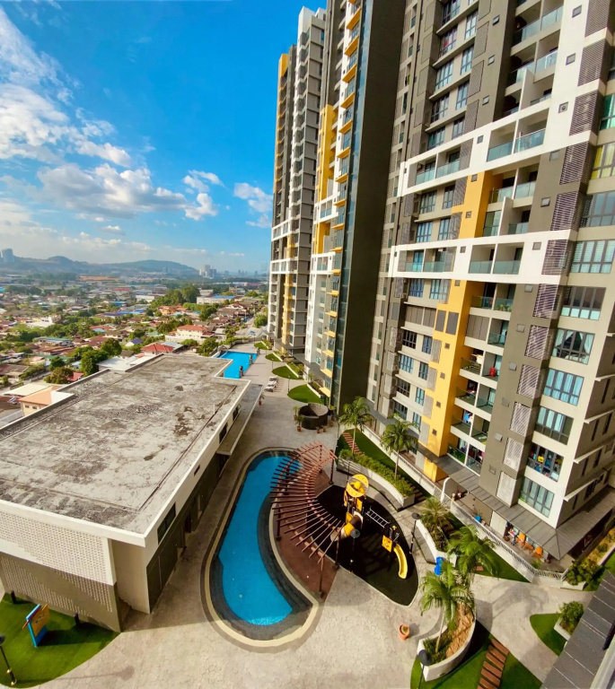SILKSKY- Chic Studio for 2, Free Parking, Near Balakong, C180, The Mines, Serdang, Kajang
