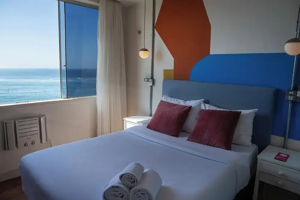 Economy Double room with ocean view (full double bed)